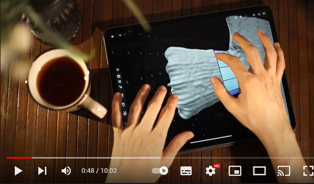 iPadのリトポツール “CozyBlanket”